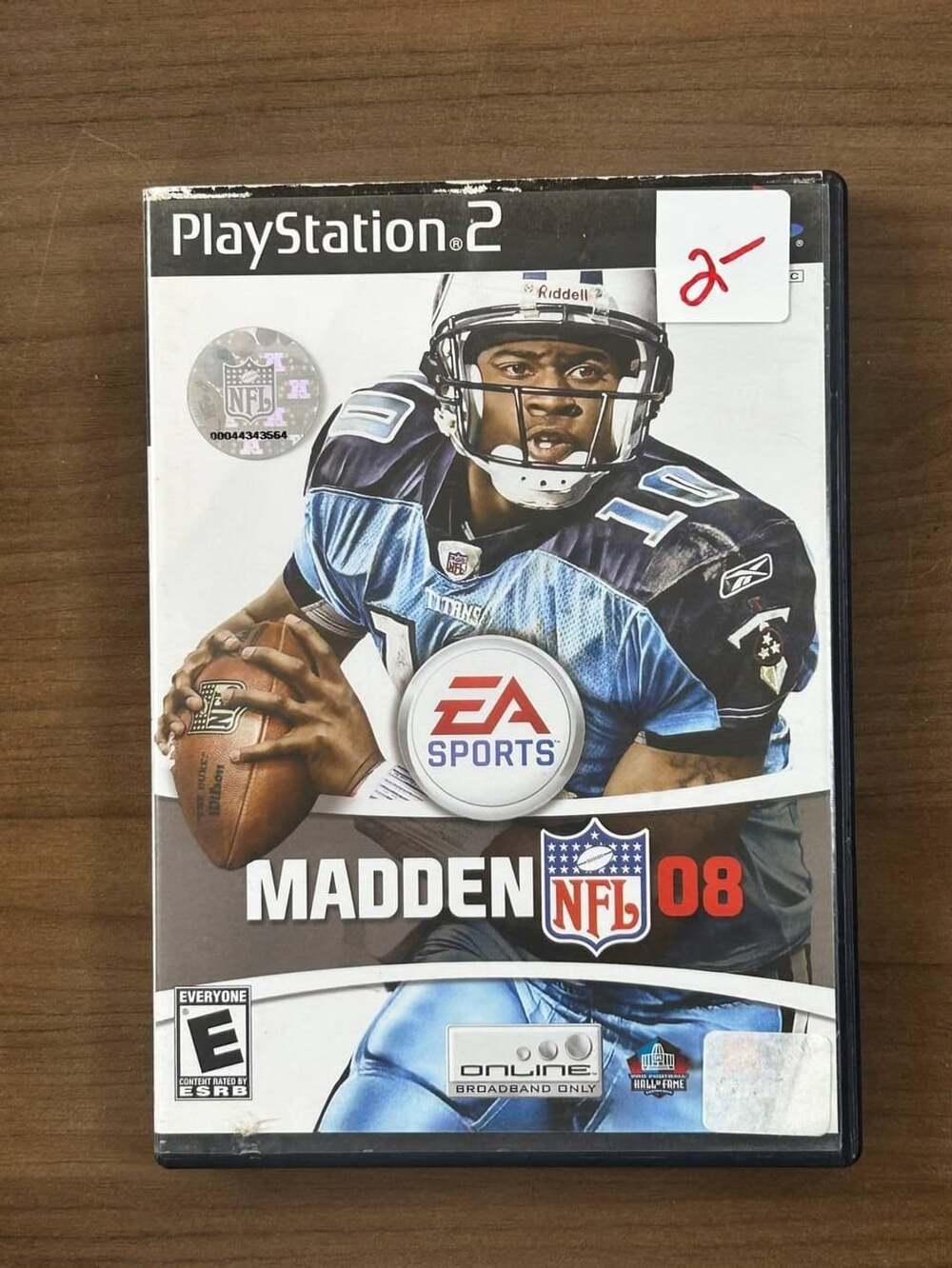 Madden NFL 08 Sony PlayStation 2 PS2 2007 EA Sports Game Disc & Case